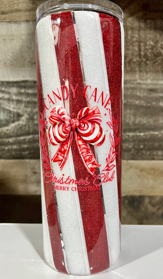 20oz Candy Cane Christmas Club